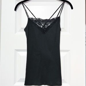 Hollister Tank Tops | Hollister Black Lace Cami